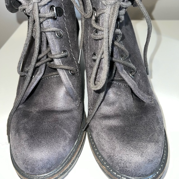White Mountain Jay Jay Charcoal Gray leather suede Size 8.5M - Picture 4 of 12